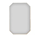 Espejo rectangular 40,5x60cm Frode dorado