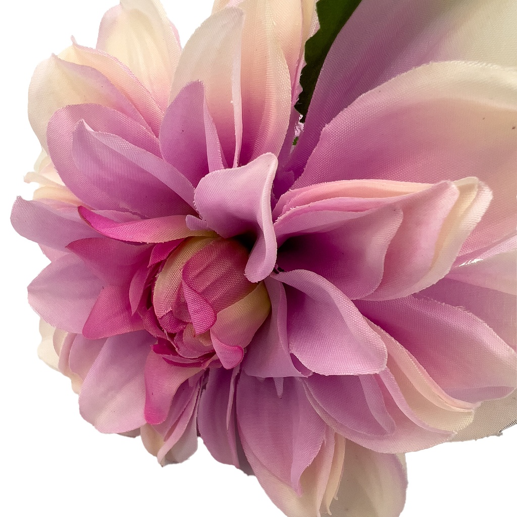 Flor artificial rosada 70cm