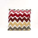 Cojín 40x40cm kids zigzag verde