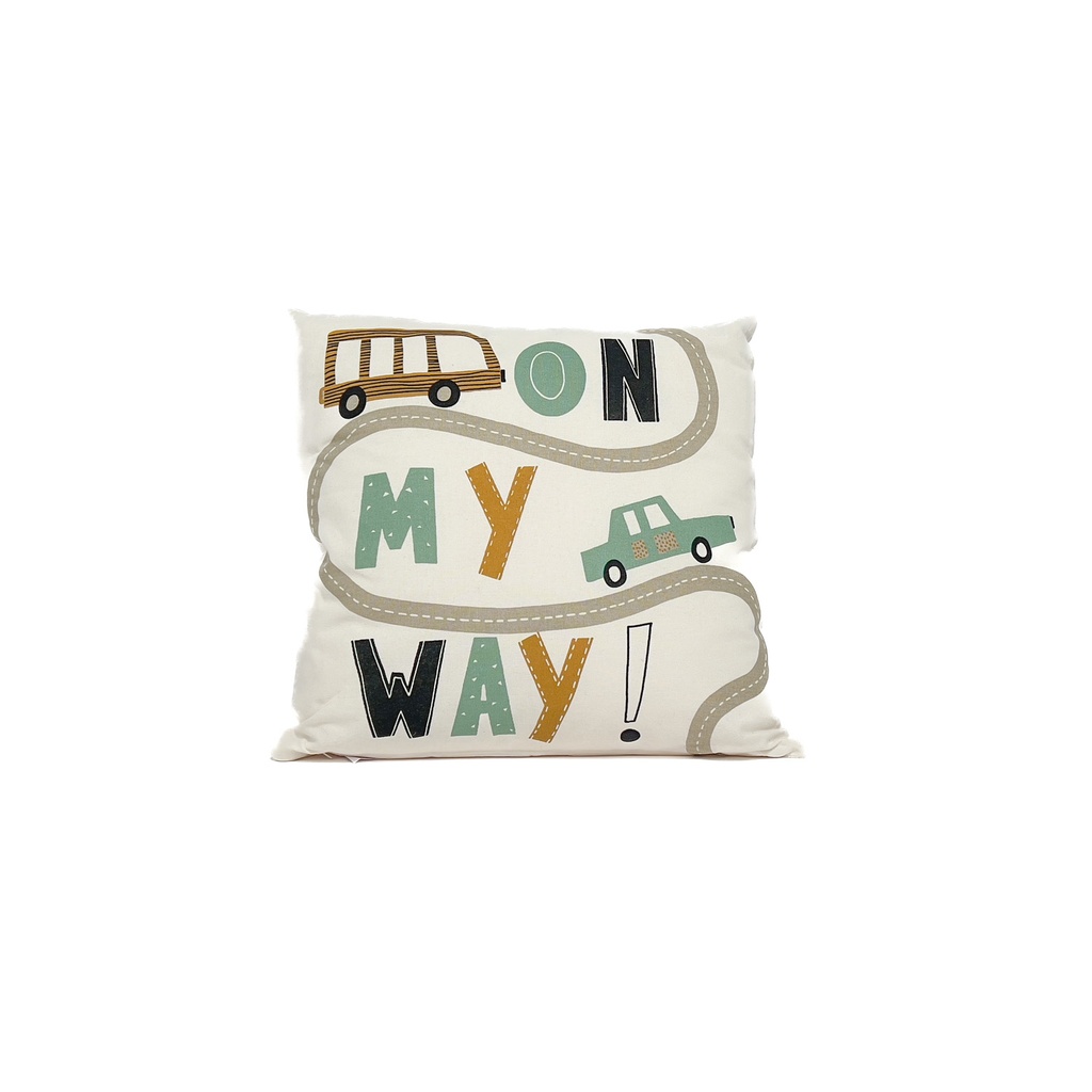 Cojín 45x45cm kids on my way