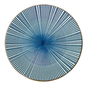 Plato bajo rayas 17,8cm
