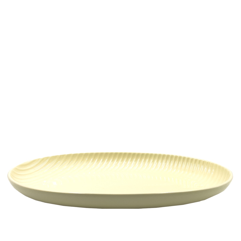 Plato ovalado Comacchio blanco 30,5cm