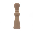 Vela acanalada 20cm beige