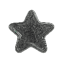 Bandeja estrella plateada 17x17x1cm