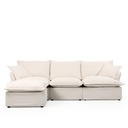 Sofá seccional Matteo blanco