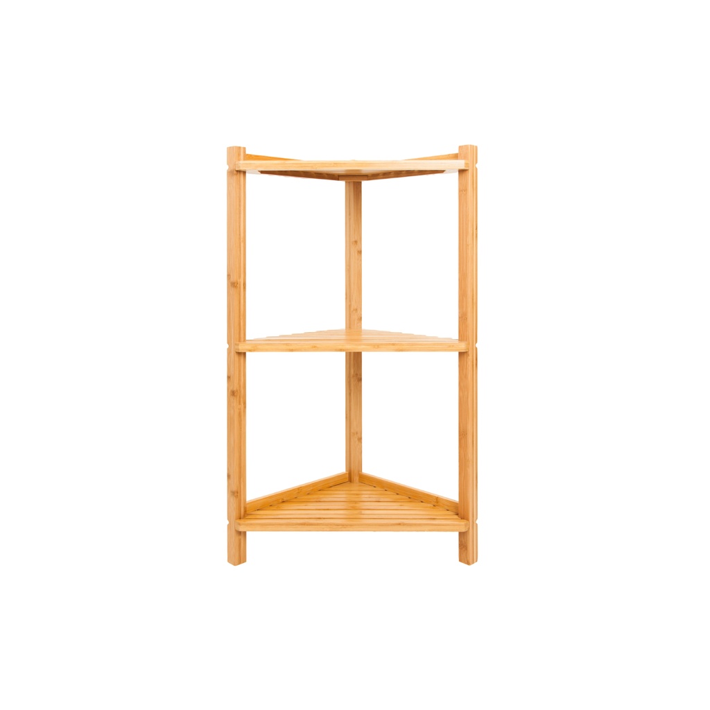 Estante esquinero bambú