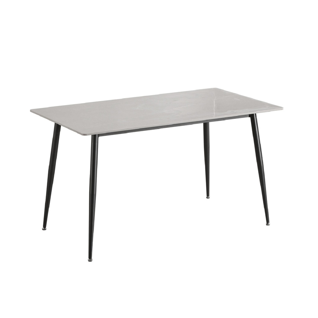 Mesa comedor 4 puestos Khissa gris mate