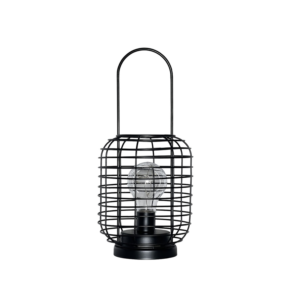 Farol Fierro Led 14,5x31cm