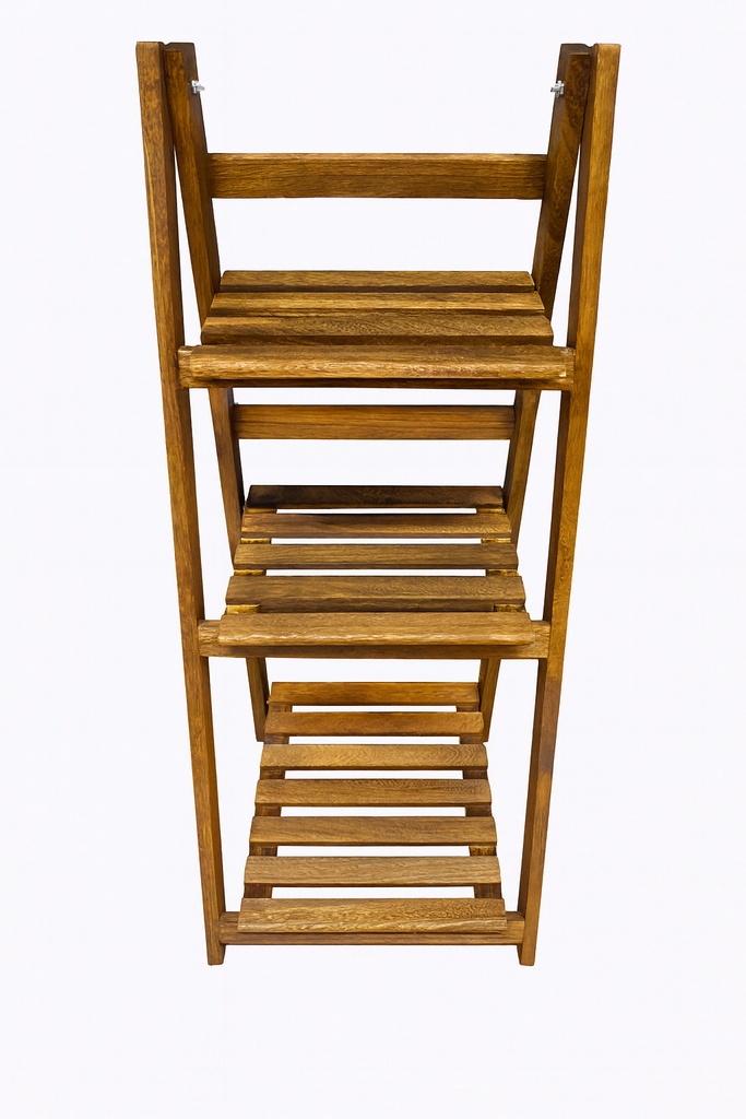 Estante rústico 3 niveles 34x77 Tostado