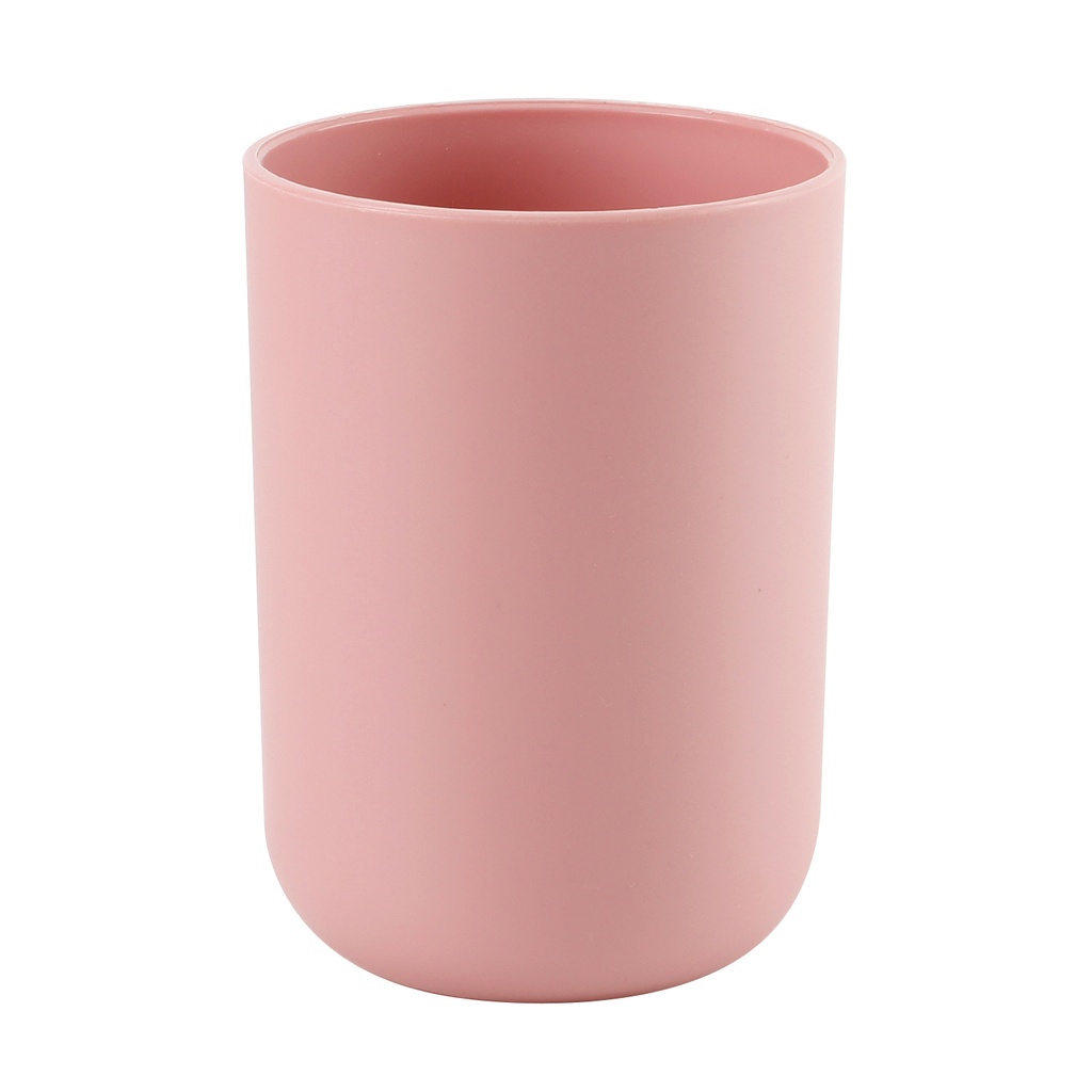 Vaso plástico rosado 7,5x10,3cm