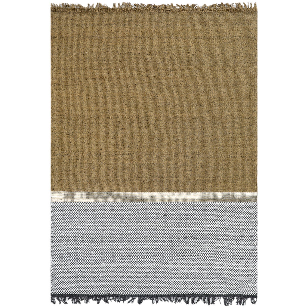 Alfombra 150x210cm Ogato ocre/antracita