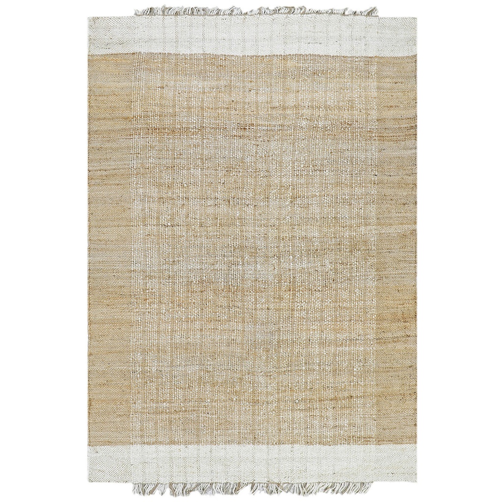 Alfombra 200x300cm Cliford negro blanco