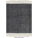 Alfombra 200x300cm Cliford negro