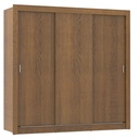 Closet 3 puertas 2 cajones Lyon rustic