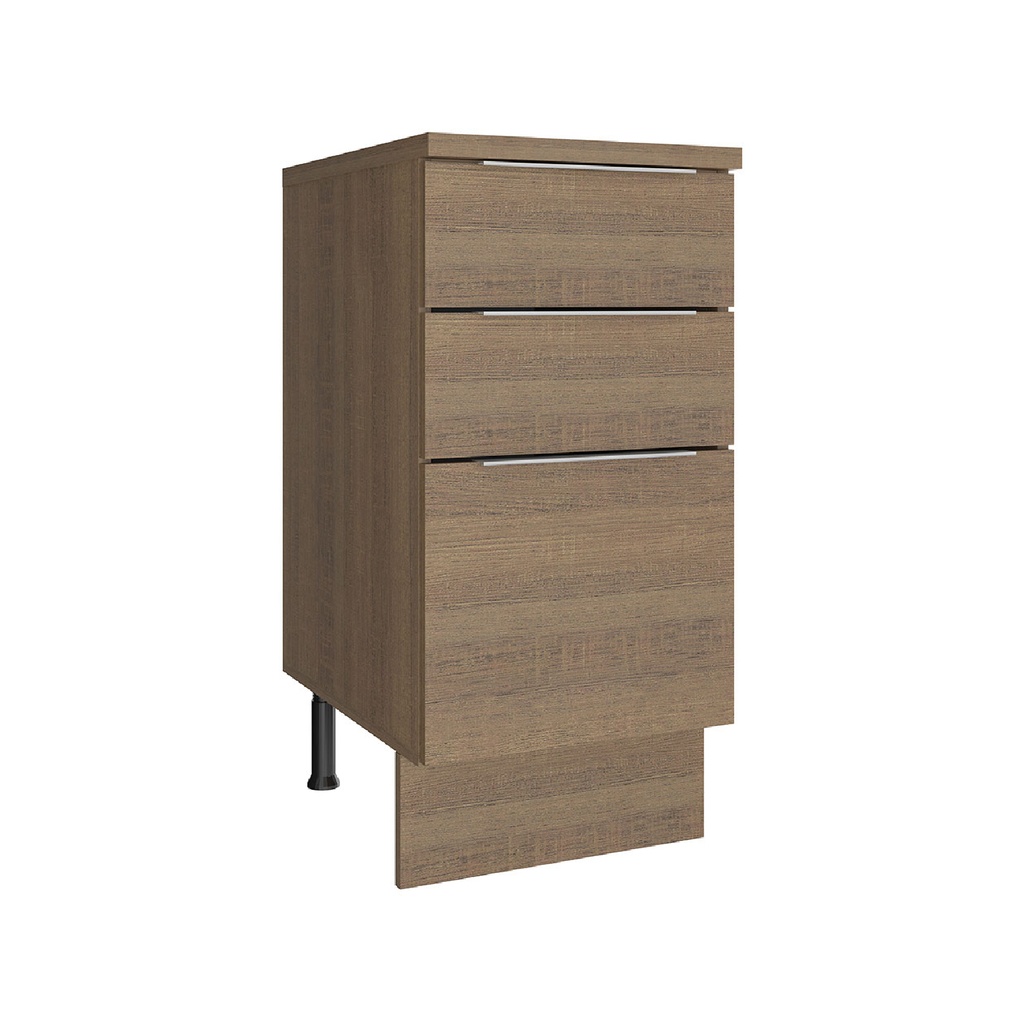 Base cocina Stella café 3 cajones 40cm