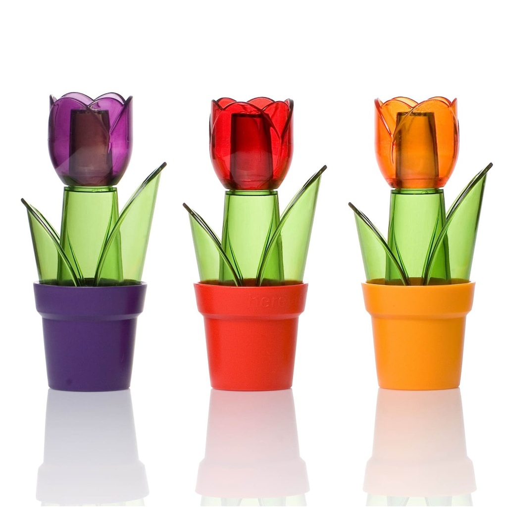 Salero plástico Tulipán 12,8cm