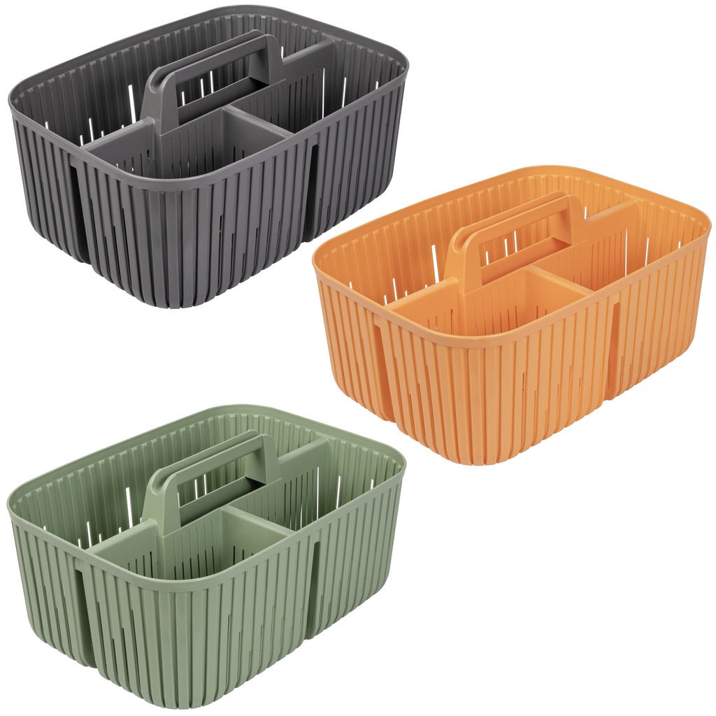 Canasto organizador plástico 22,3x31,2x15,5cm