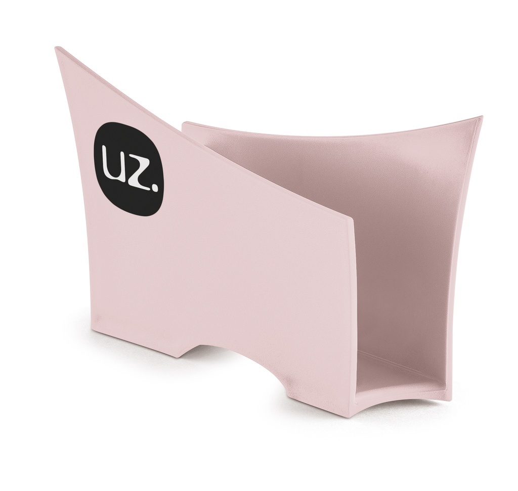 Servilletero plástico rosado 15x3,5x10cm