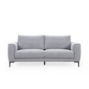 Sofá 3 cuerpos Smile gris claro 