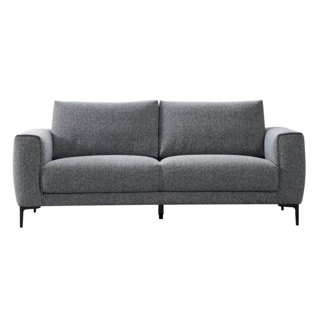 Sofá 2 cuerpos Smile gris oscuro