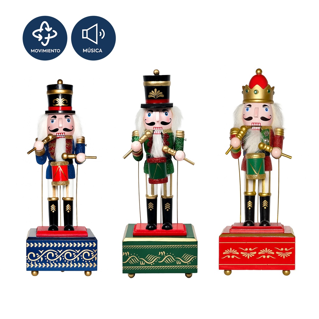 Caja musical cascanueces 33cm