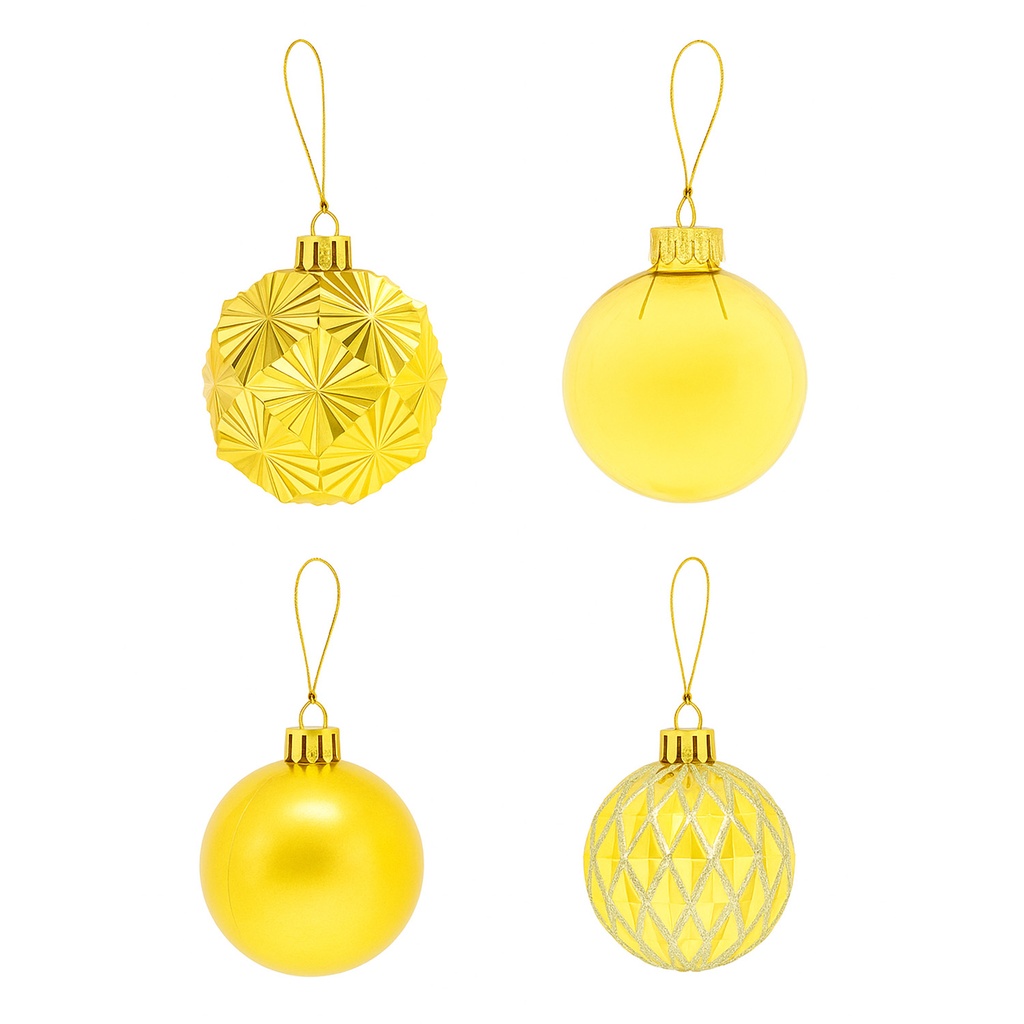 Bola navidad 6cm 20pcs dorado