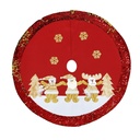 Base árbol navidad 120cm rojo