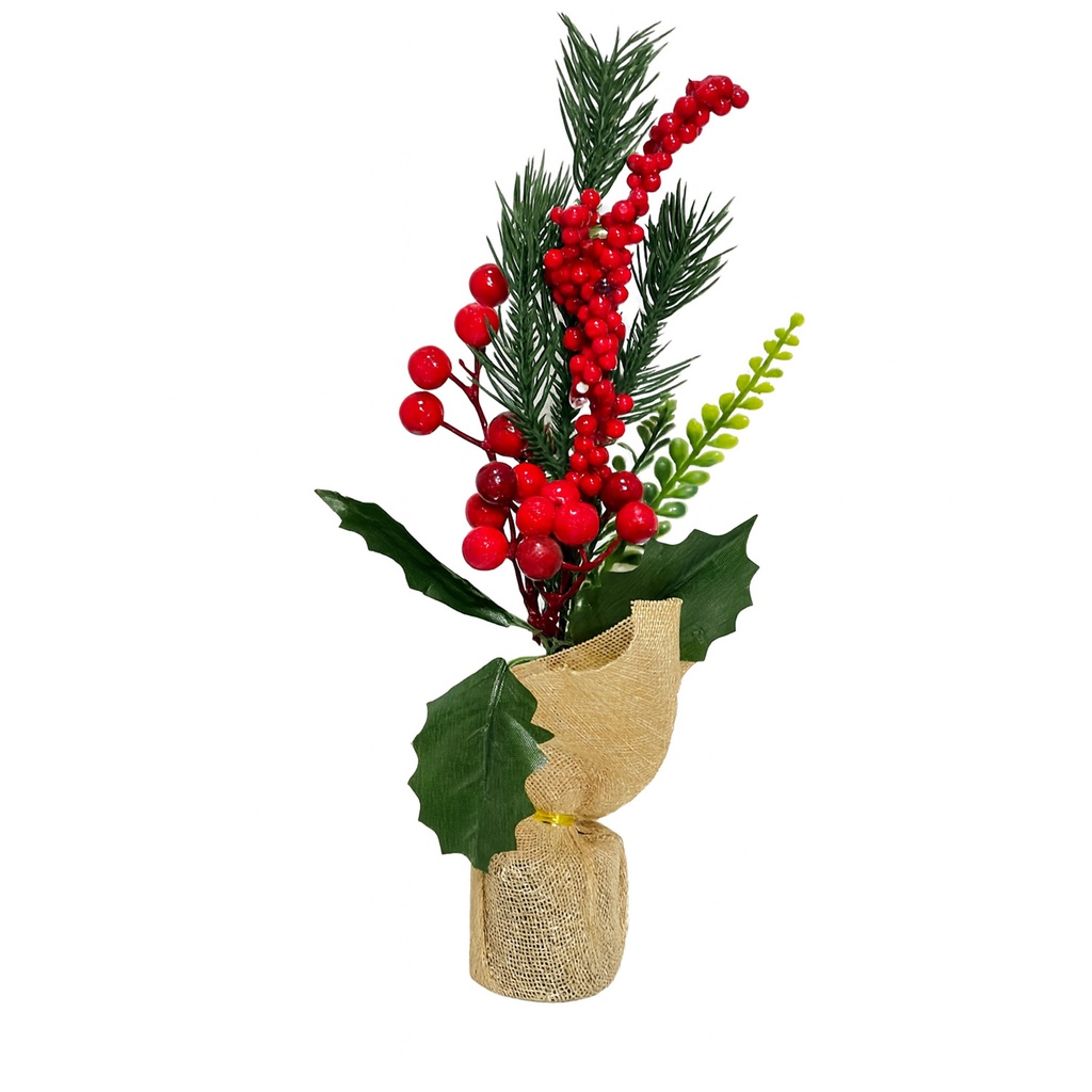 Arreglo navidad 30cm 