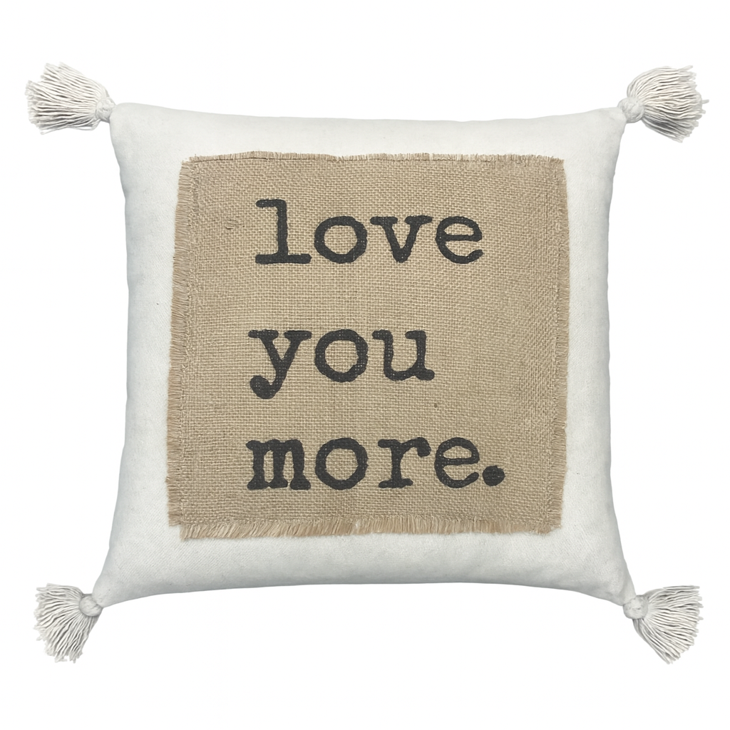 Cojín 43x43cm love you