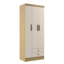 Closet 3 puertas Moscou Canary/Off white