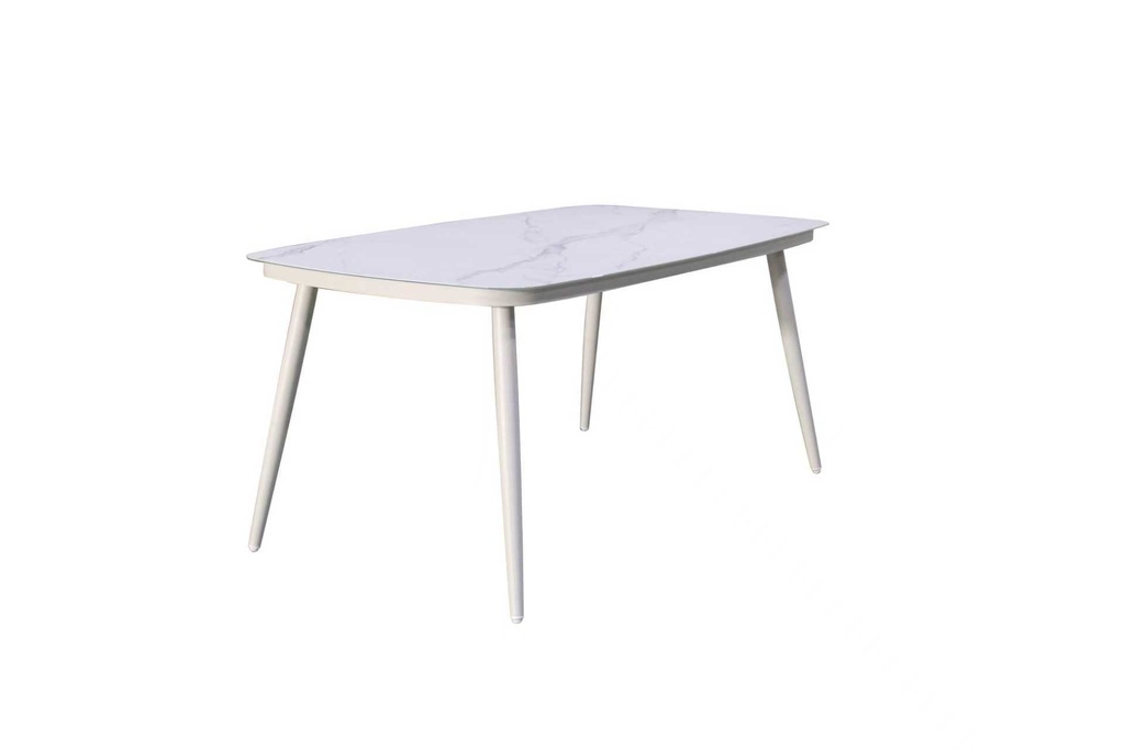 Mesa comedor 6 puestos Concord blanco