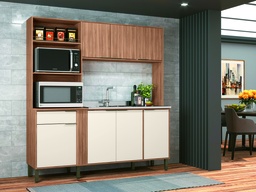 [230010153] Cocina compacta Hellen blanco