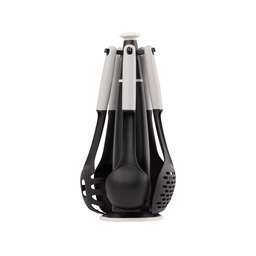 [230012795] Utensilios de cocina en atril set de 6