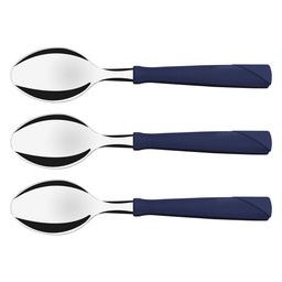 [230020369] Cucharas de mesa azul set de 3 23163/310
