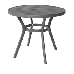 [230021846] Mesa Terraza redonda gris 90cm