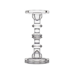 [230029897] Portavelas vidrio transparente 22,5cm