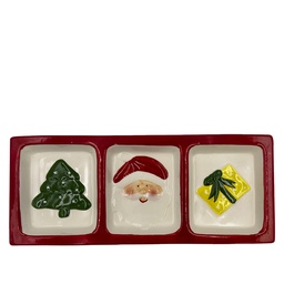 [230030631] Pocillo navidad 28,5x12cm triple