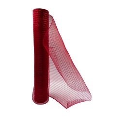 [230030681] Malla navidad 52x915cm rojo