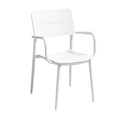 [230031204] Silla Terraza Granada blanco