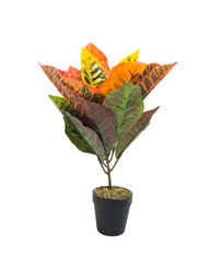 [230033098] Planta artificial Crotón variegado 35cm