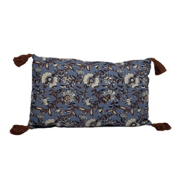 [230033340] Cojín 50x30cm print celeste