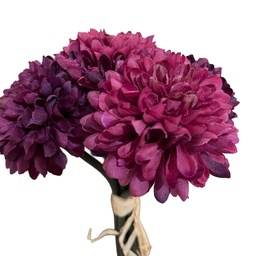 [230035539] Ramo 6 crisantemos artificial morado