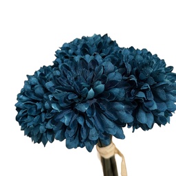 [230035540] Ramo 6 crisantemos artificial azul