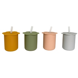 [230036195] Vaso con bombilla infantil silicona 500 ml