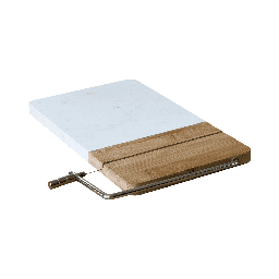 [230036201] Tabla corta queso bambú mármol 29x24cm