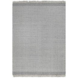 [230039583] Alfombra 180x270cm Capas marfil/gris