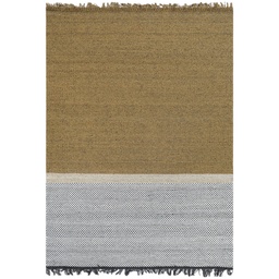 [230039615] Alfombra 180x270cm Ogato ocre/antracita