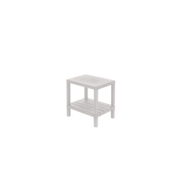 [230040887] Estante plástico blanco 2 niveles 39x23x39cm