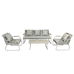 [230041355] Juego living terraza Macos 3-1-1 beige