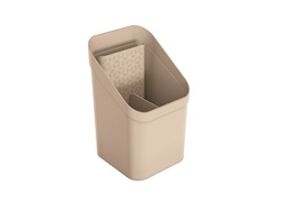 [230041460] Porta cubierto plástico beige 9,6x9,2x18,5cm